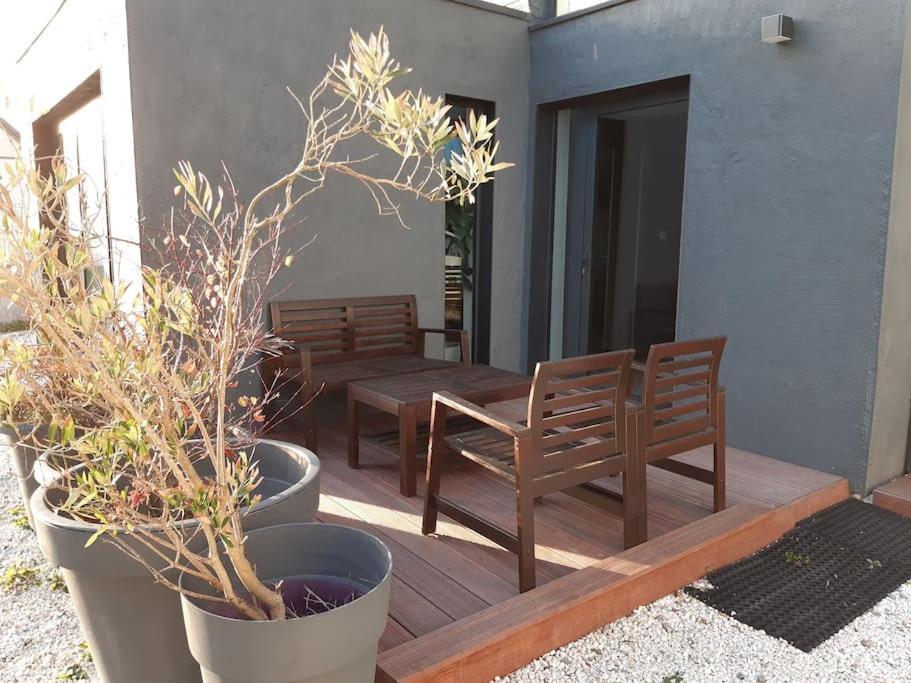 Logement 80 M2 Avec Terrasses Entre Les Deux Abers Landeda Bagian luar foto